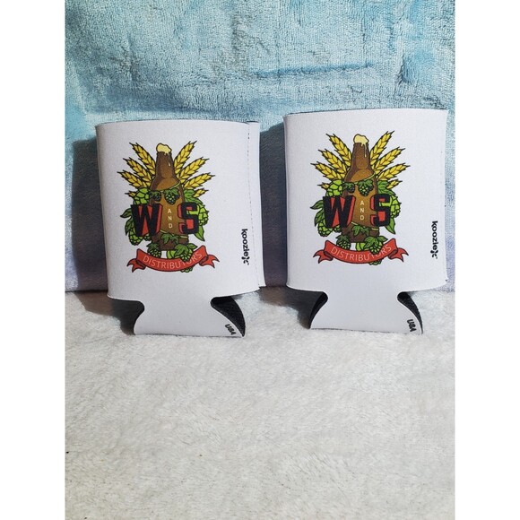 Lot Of 2 W & S Distibutors Pennsylvania Beer Coolers Koozie Thanksgiving NEW - Picture 1 of 4